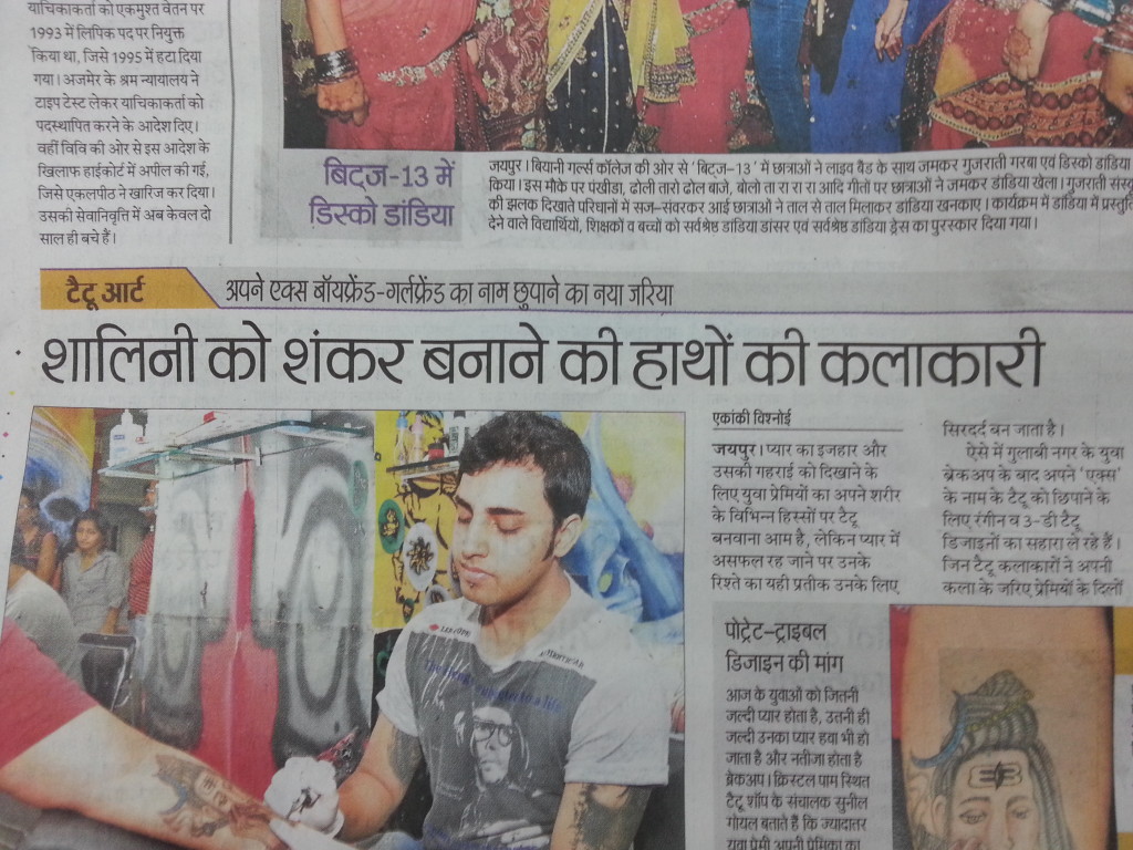 Xpose Tattoos Jaipur In Media