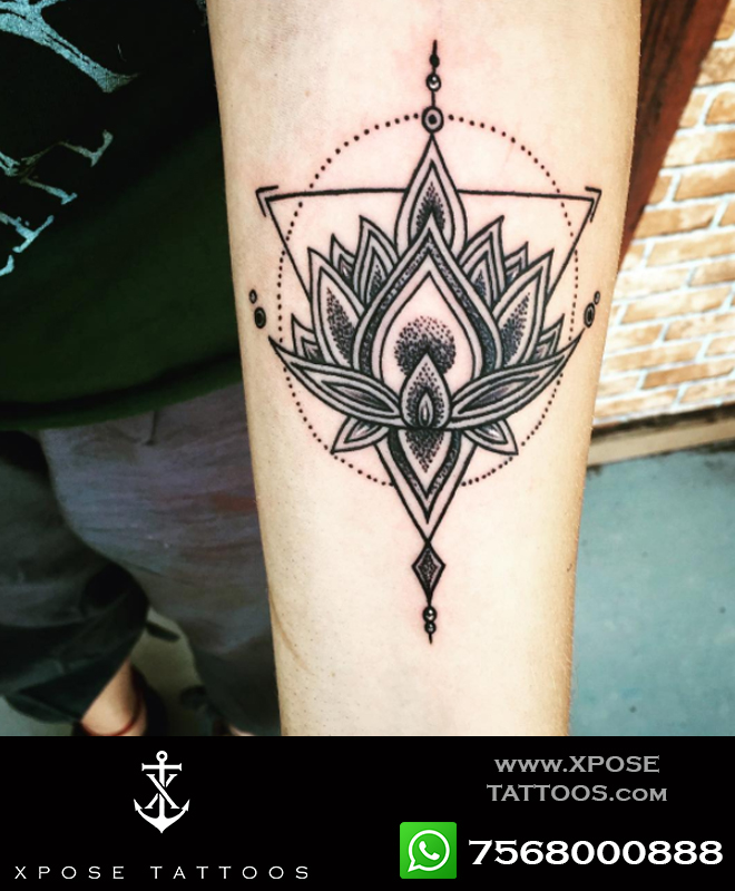 XPOSE TATTOOS JAIPUR on X: The rose mandala design symbolizes