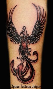 Phoenix Tattoo by Xpose Tattoos JAipur India